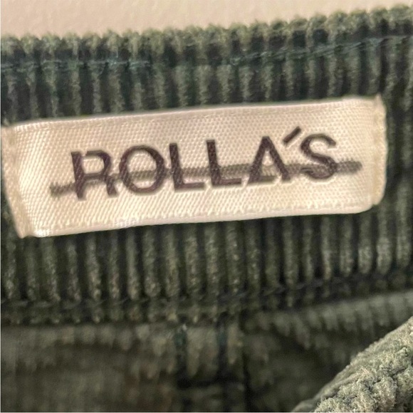 Rollas High Rise Wide Leg Corduroy Pants Size 28 - Picture 12 of 14